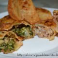 Empanadillas de espinacas y beicon
