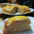 Torta de jamón y queso