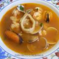 SOPA DE PESCADO Y MARISCO