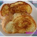 Tostada de bacon y brie