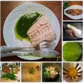 Cherne con mojo de cilantro