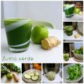 Zumo verde de espinacas, apio, manzana y[...]