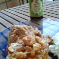 Pollo con plátano al curry