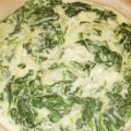 Espinacas con bechamel y nueces