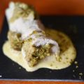 Pollo con cilantro [chicken roll cilantro]