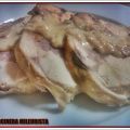Pollo Relleno de Turrón con salsa de Jijona y[...]