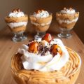 Postre de Dulce de Leche y Avellanas en copa