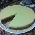 Tarta de tres chocolates ligera