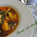 Arroz con acelgas