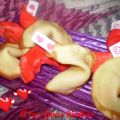 Galletas de la fortuna para San Valentín