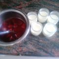 PANNA COTTA CON COMPOTA DE FRESAS