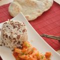 Langostinos con limón y tomate