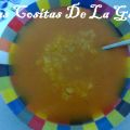 Sopa de tomate con arroz