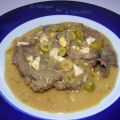 Ternera en salsa de aceitunas