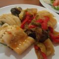 Bacalao con patatas, pimiento, alcachofas y[...]