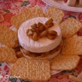 Queso camembert con manzana caramelizada