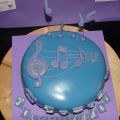 Tarta Letras musicales.