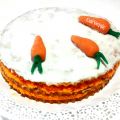 Tarta de zanahoria y coco
