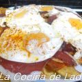 Patatas Volanderas con Huevo y Jamón