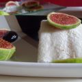 Parfait de coco con manjar de higos frescos