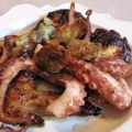ALITAS DE POLLO CON PULPO Y ALCACHOFAS