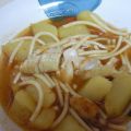 TALLARINES CON PESCADO
