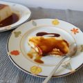 Flan de queso con caramelo sin horno
