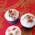 Cupcakes de nueces y manzana caramelizada