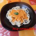PASTA FRESCA CON PESTO DE TOMATE
