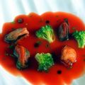 Gazpacho de tomate asado con mejillones y[...]