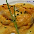 BACALAO GRATINADO CON MUSELINA DE PATATAS