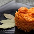 Arroz meloso con pota y gambas