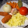 LENTEJAS CON CHORIZO Y VERDURAS