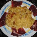 Huevos revueltos con patatas y jamón (Olla New[...]