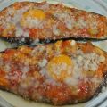 BERENJENAS CON PISTO Y HUEVO