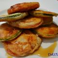 CALABACÍN Y TOMATE EN TEMPURA CON SIROPE DE ARCE