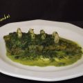 Merluza con Espinaca y Gambas