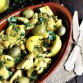 Pollo con limón confitado y aceitunas verdes /[...]