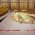 TORTILLA CAMPERA CON JAMÓN SERRANO #jamonTS