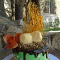Drip Cake de Ron con pasas
