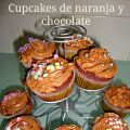 Cupcakes de naranja y chocolate