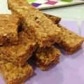Barritas energéticas de avena con mermelada