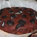 Postre: Brownie con oreos