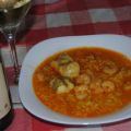 Arroz con rape y gambas (Thermomix)