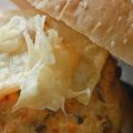 Hamburguesa de salmón