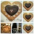 Galletas de corazones decoradas con fondant y[...]