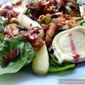 Ensalada de espinaca con queso de cabra y[...]