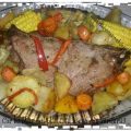 Corte Mar del plata al horno con verduras