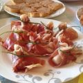 Paquetitos de melon con jamon