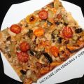 HOJALDRE DE PAVO Y VERDURAS CON TOMATES CHERRY